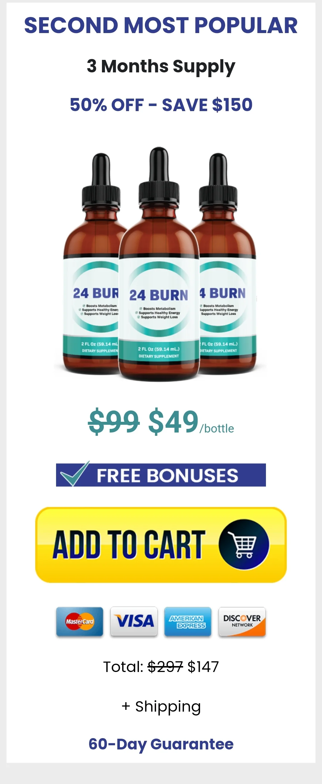 24 Burn™ 3 bottles pricing